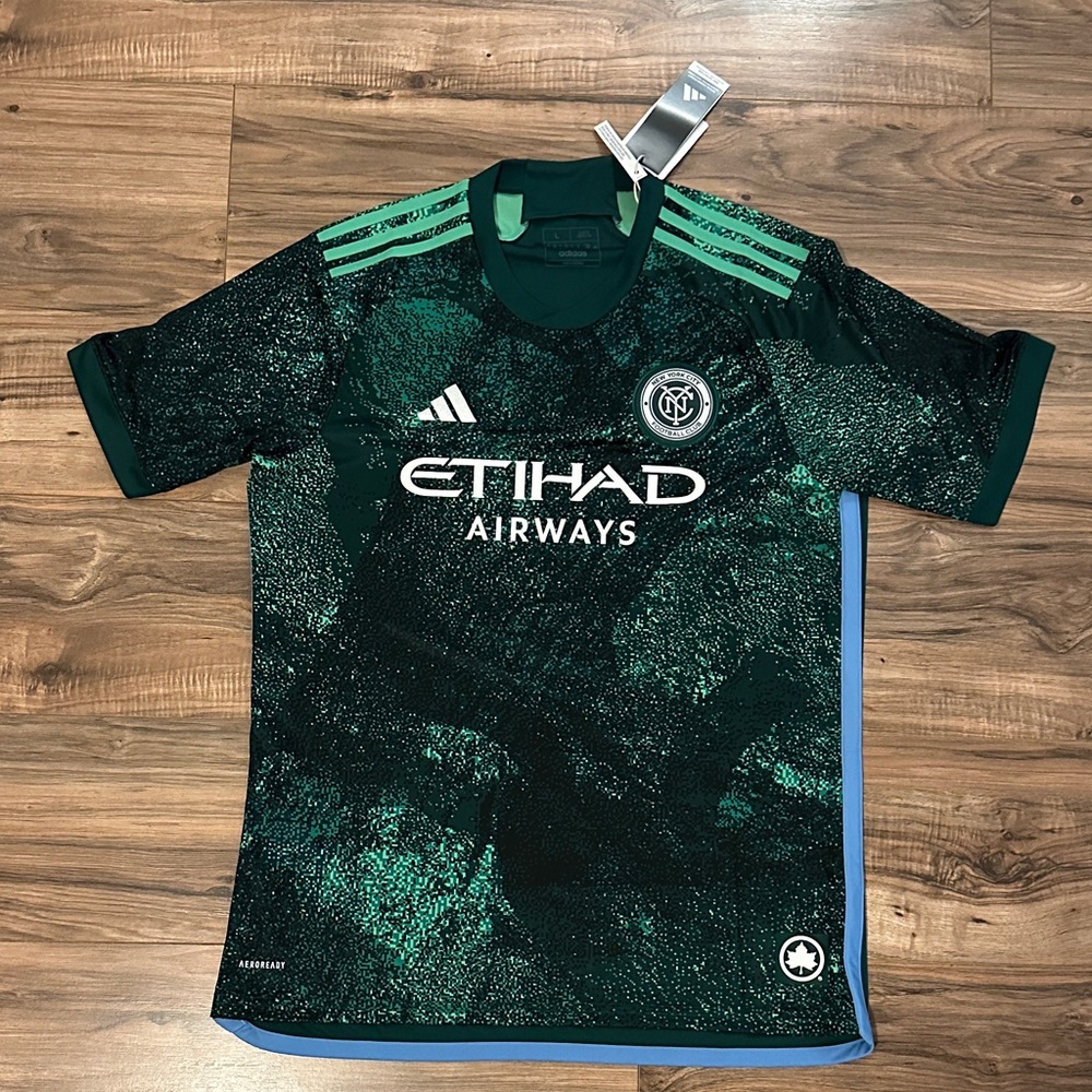 Adidas NYCFC 3rd Jersey 2023/24 – Dark Green – Size L – NWT